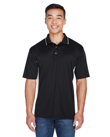 UltraClub Men's Cool & Dry Sport Two-Tone Polo UltraClub