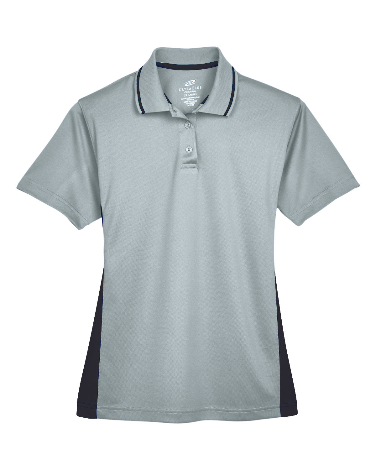 UltraClub Ladies' Cool & Dry Sport Two-Tone Polo UltraClub