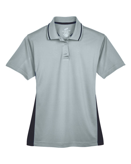 UltraClub Ladies' Cool & Dry Sport Two-Tone Polo UltraClub