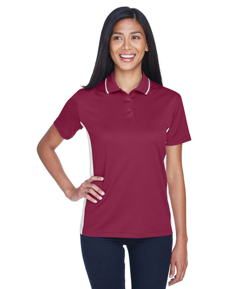 UltraClub Ladies' Cool & Dry Sport Two-Tone Polo UltraClub