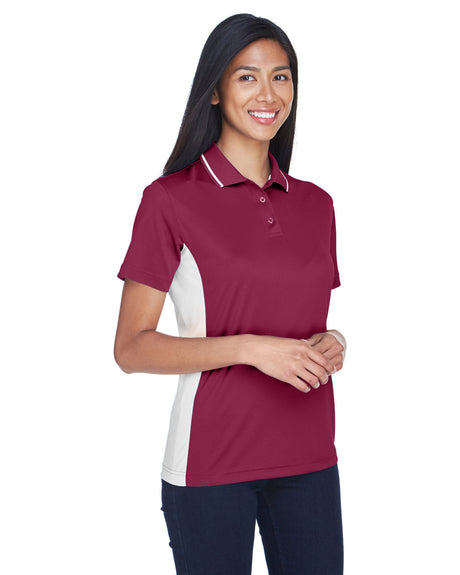 UltraClub Ladies' Cool & Dry Sport Two-Tone Polo UltraClub