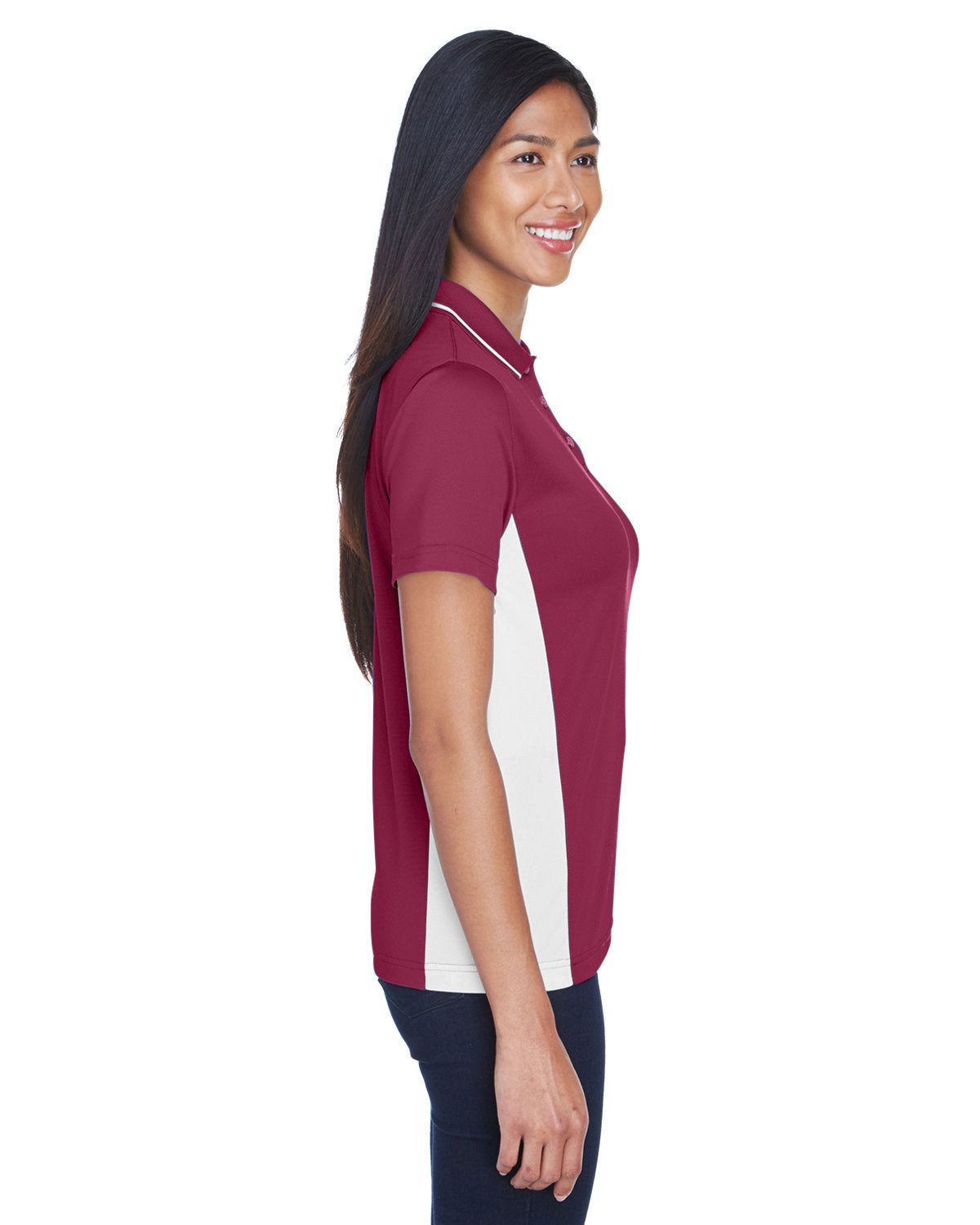UltraClub Ladies' Cool & Dry Sport Two-Tone Polo UltraClub