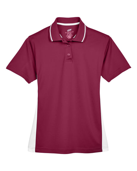 UltraClub Ladies' Cool & Dry Sport Two-Tone Polo UltraClub