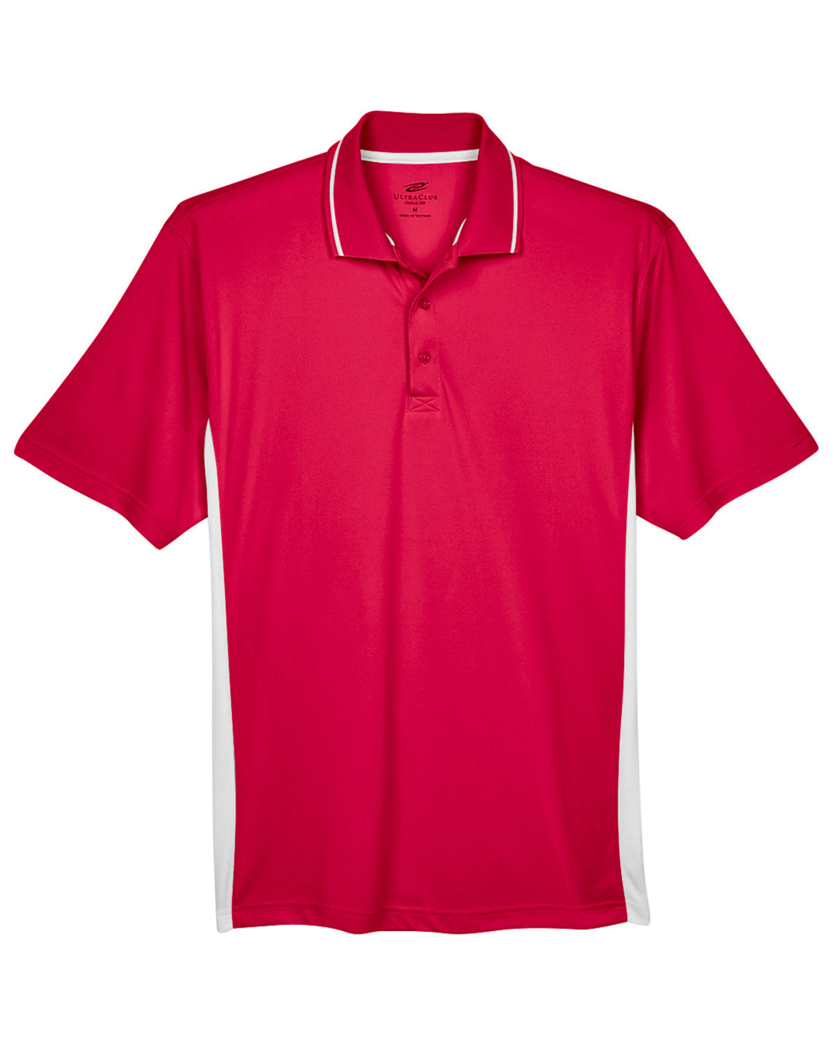 UltraClub Men's Cool & Dry Sport Two-Tone Polo Mens Apparel Shirts & Tops
