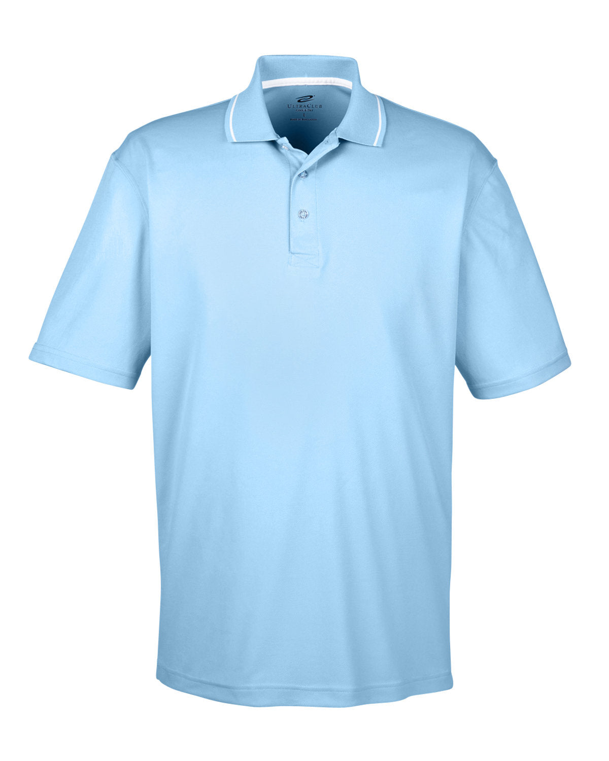 UltraClub Men's Cool & Dry Sport Two-Tone Polo Mens Apparel Shirts & Tops