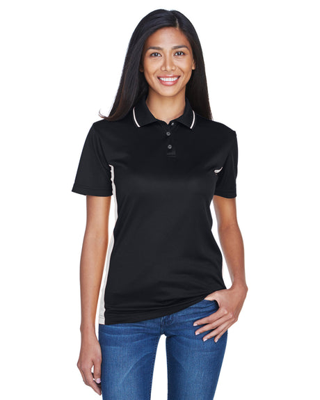 UltraClub Ladies' Cool & Dry Sport Two-Tone Polo UltraClub
