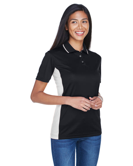 UltraClub Ladies' Cool & Dry Sport Two-Tone Polo UltraClub