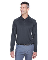 Harriton Men's Advantage Snag Protection Plus Long-Sleeve Tactical Polo Harriton