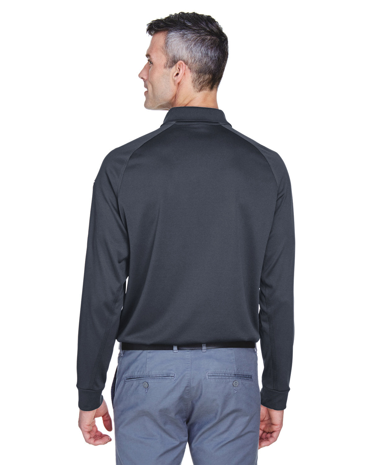 Harriton Men's Advantage Snag Protection Plus Long-Sleeve Tactical Polo Harriton