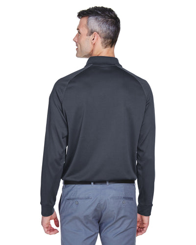 Harriton Men's Advantage Snag Protection Plus Long-Sleeve Tactical Polo