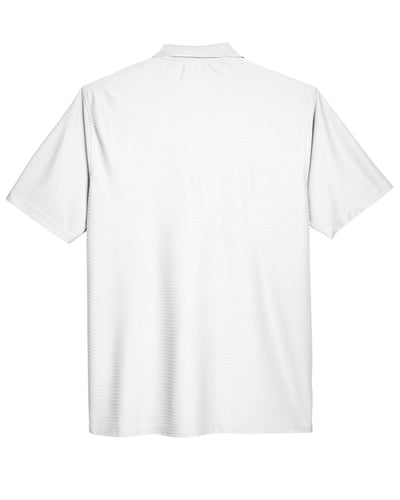 UltraClub Men's Cool & Dry Elite Tonal Stripe Performance Polo