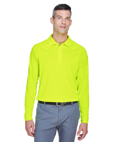 Harriton Men's Advantage Snag Protection Plus Long-Sleeve Tactical Polo