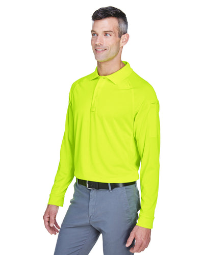 Harriton Men's Advantage Snag Protection Plus Long-Sleeve Tactical Polo