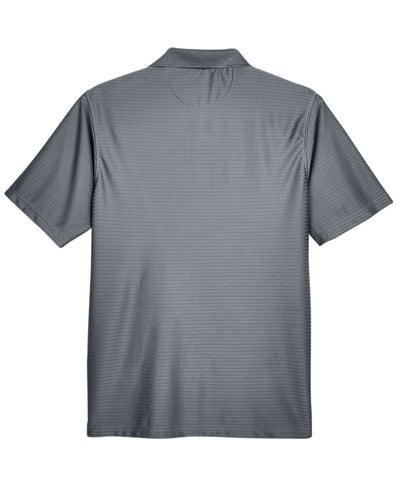 UltraClub Men's Cool & Dry Elite Tonal Stripe Performance Polo