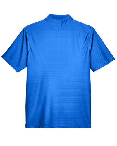 UltraClub Men's Cool & Dry Elite Tonal Stripe Performance Polo