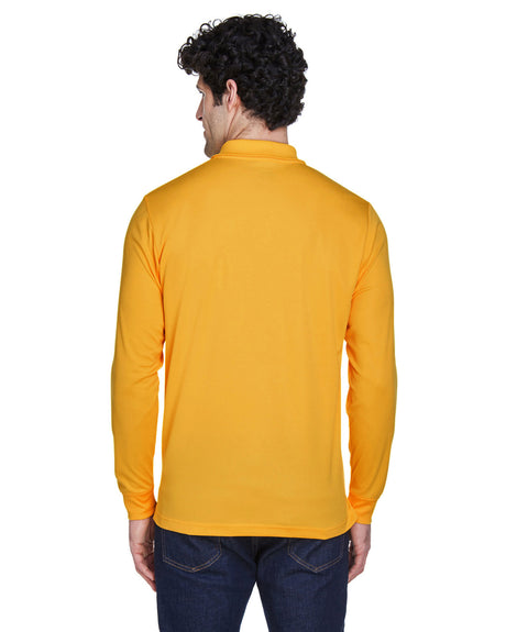 CORE365 Men's Pinnacle Performance Long-Sleeve Piqué Polo Mens Apparel Shirts & Tops