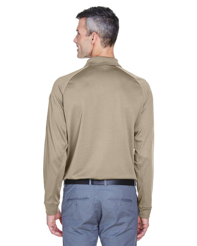 Harriton Men's Advantage Snag Protection Plus Long-Sleeve Tactical Polo