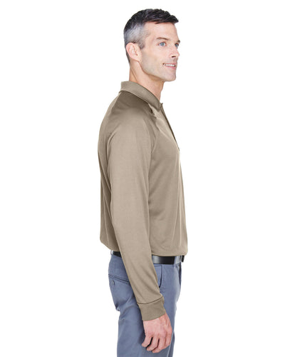 Harriton Men's Advantage Snag Protection Plus Long-Sleeve Tactical Polo