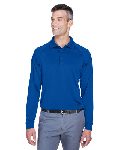 Harriton Men's Advantage Snag Protection Plus Long-Sleeve Tactical Polo