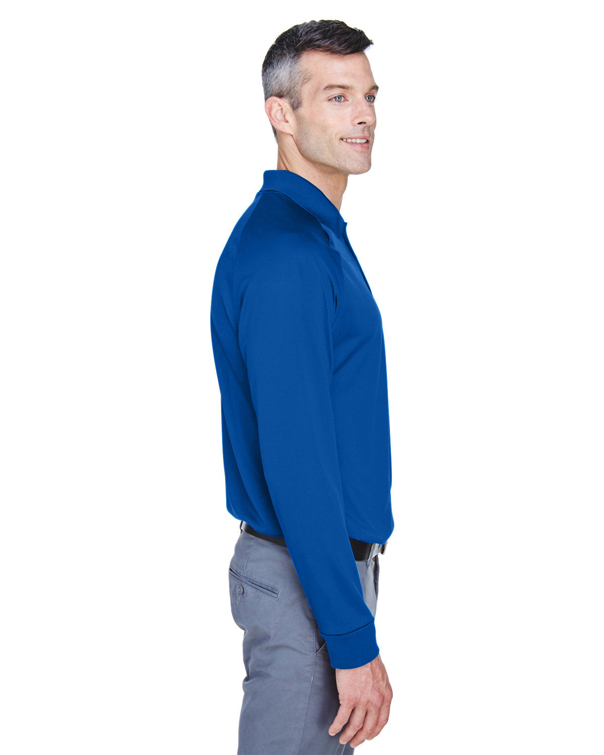 Harriton Men's Advantage Snag Protection Plus Long-Sleeve Tactical Polo Harriton