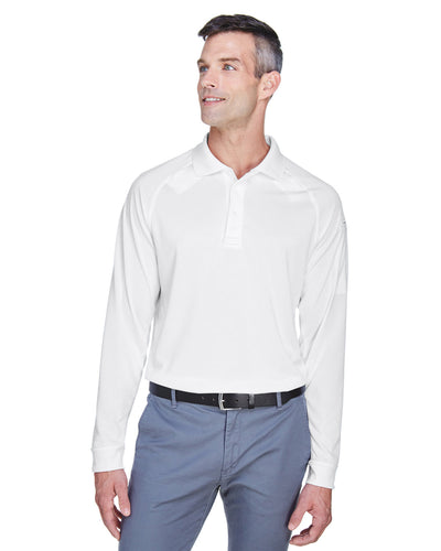 Harriton Men's Advantage Snag Protection Plus Long-Sleeve Tactical Polo