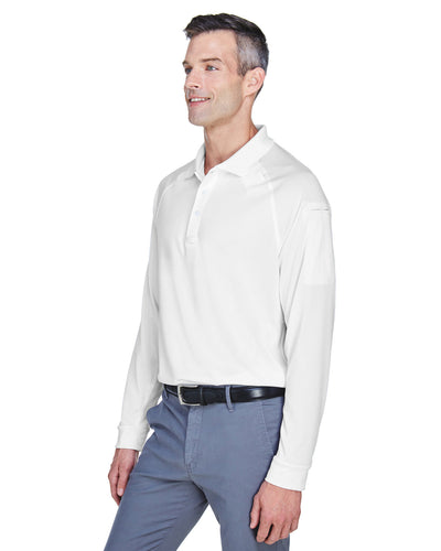 Harriton Men's Advantage Snag Protection Plus Long-Sleeve Tactical Polo
