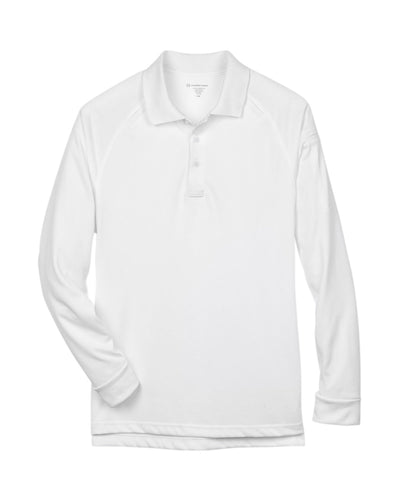 Harriton Men's Advantage Snag Protection Plus Long-Sleeve Tactical Polo