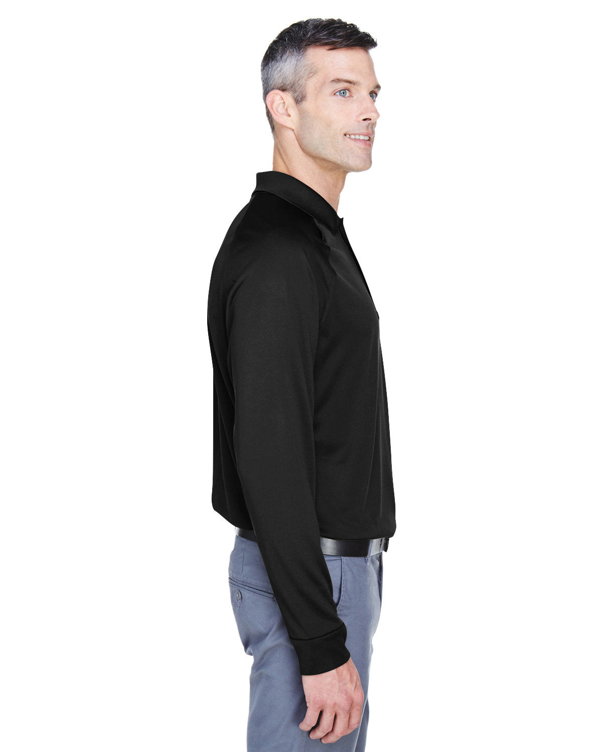 Harriton Men's Advantage Snag Protection Plus Long-Sleeve Tactical Polo Harriton