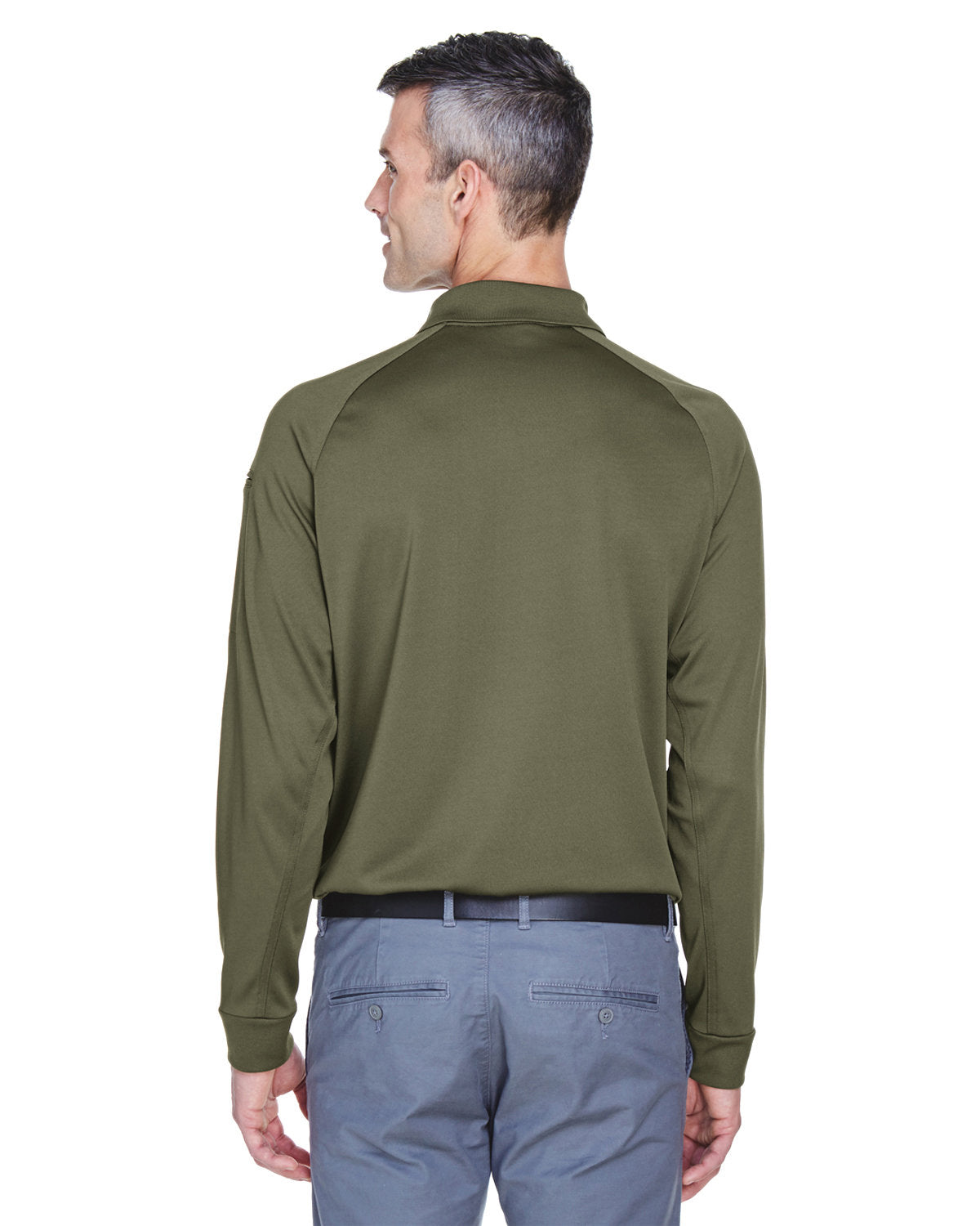 Harriton Men's Advantage Snag Protection Plus Long-Sleeve Tactical Polo Harriton