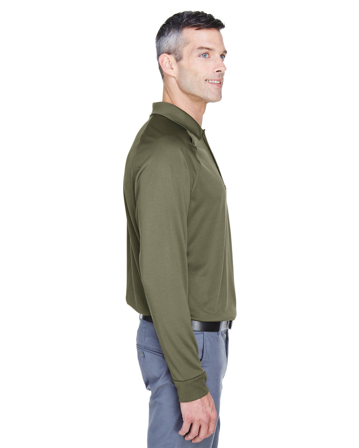 Harriton Men's Advantage Snag Protection Plus Long-Sleeve Tactical Polo Harriton