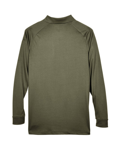 Harriton Men's Advantage Snag Protection Plus Long-Sleeve Tactical Polo