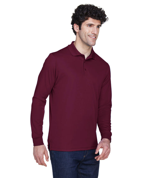 CORE365 Men's Pinnacle Performance Long-Sleeve Piqué Polo Mens Apparel Shirts & Tops