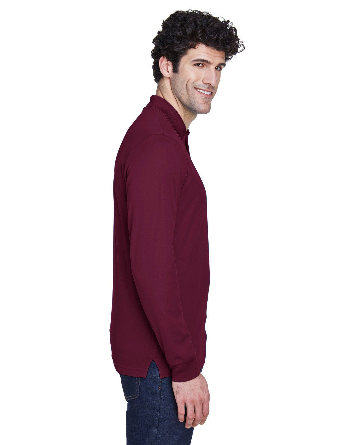 CORE365 Men's Pinnacle Performance Long-Sleeve Piqué Polo CORE365