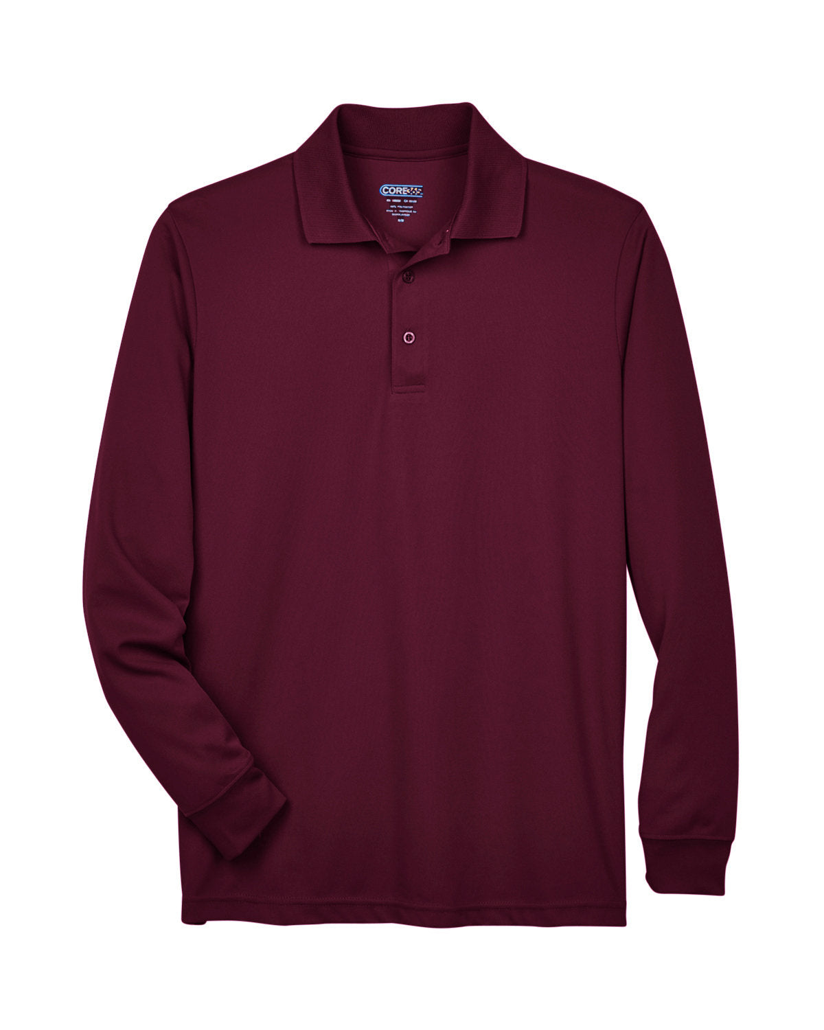 CORE365 Men's Pinnacle Performance Long-Sleeve Piqué Polo CORE365