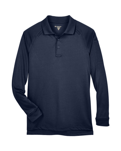Harriton Men's Advantage Snag Protection Plus Long-Sleeve Tactical Polo