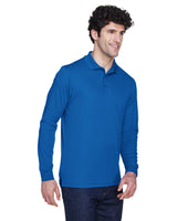 CORE365 Men's Pinnacle Performance Long-Sleeve Piqué Polo CORE365