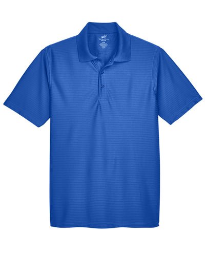 UltraClub Men's Cool & Dry Elite Tonal Stripe Performance Polo