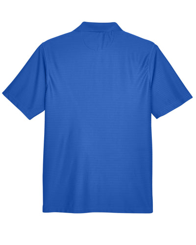 UltraClub Men's Cool & Dry Elite Tonal Stripe Performance Polo