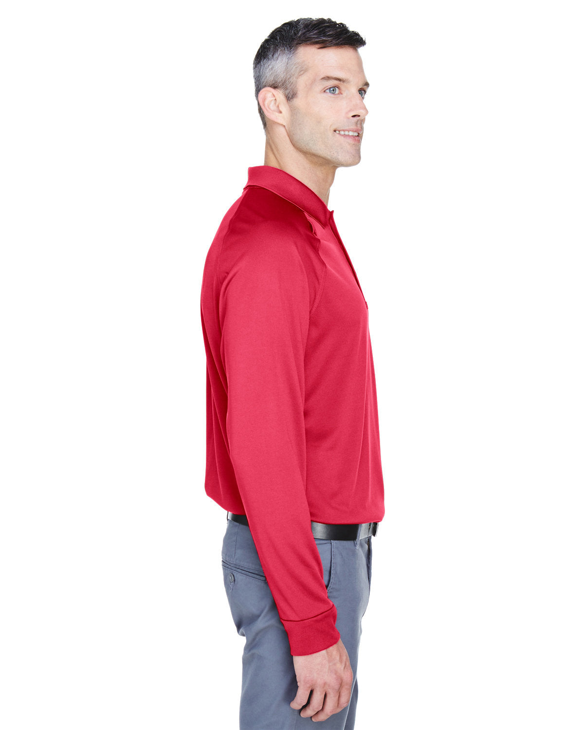 Harriton Men's Advantage Snag Protection Plus Long-Sleeve Tactical Polo Harriton