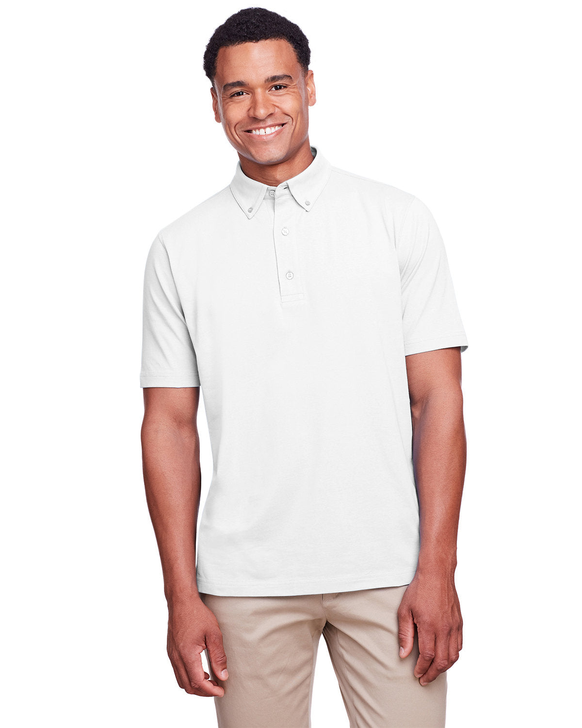 UltraClub Men's Lakeshore Stretch Cotton Performance Polo UltraClub