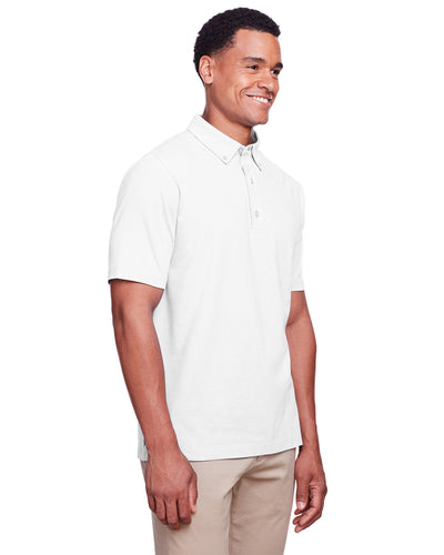 UltraClub Men's Lakeshore Stretch Cotton Performance Polo