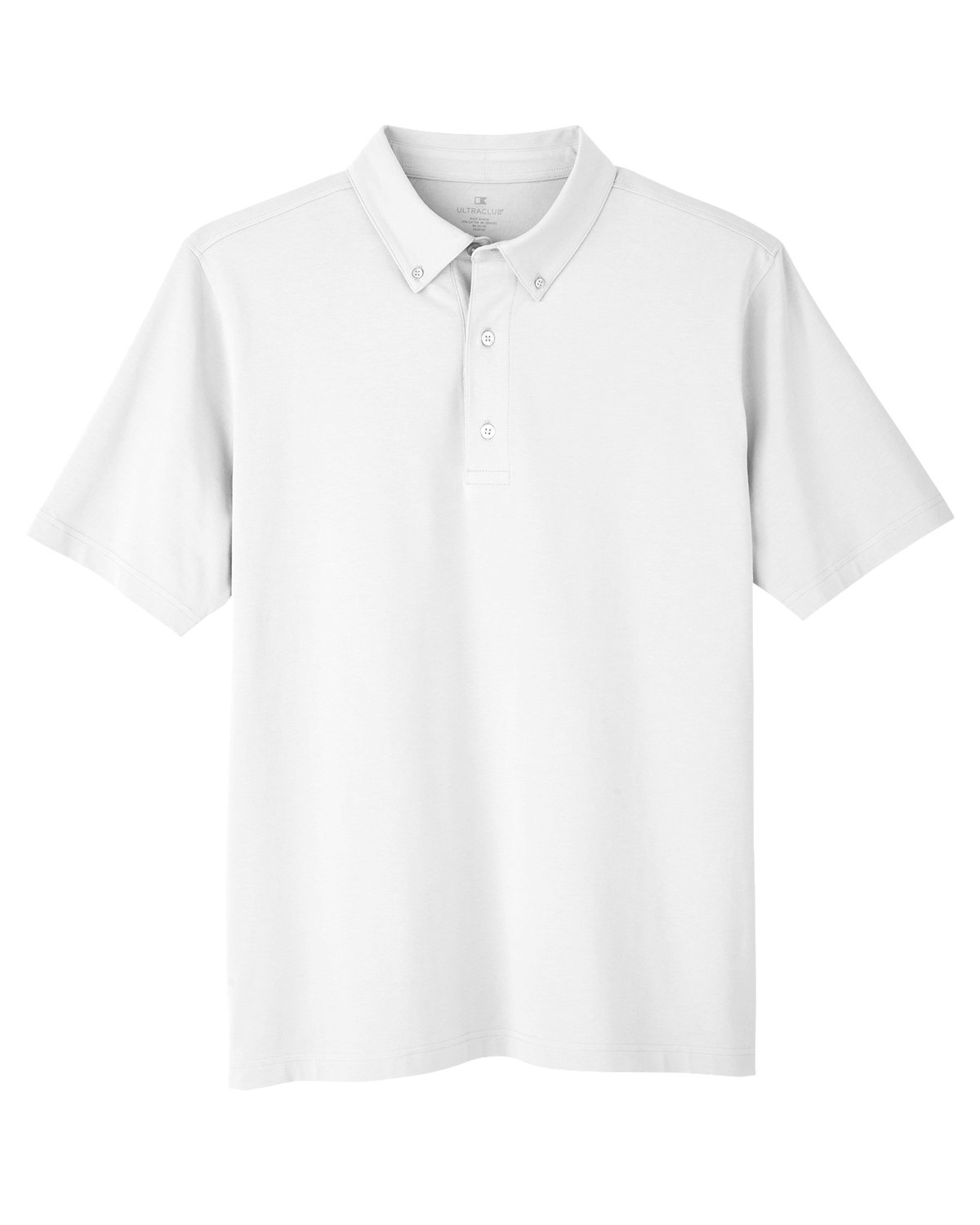 UltraClub Men's Lakeshore Stretch Cotton Performance Polo UltraClub