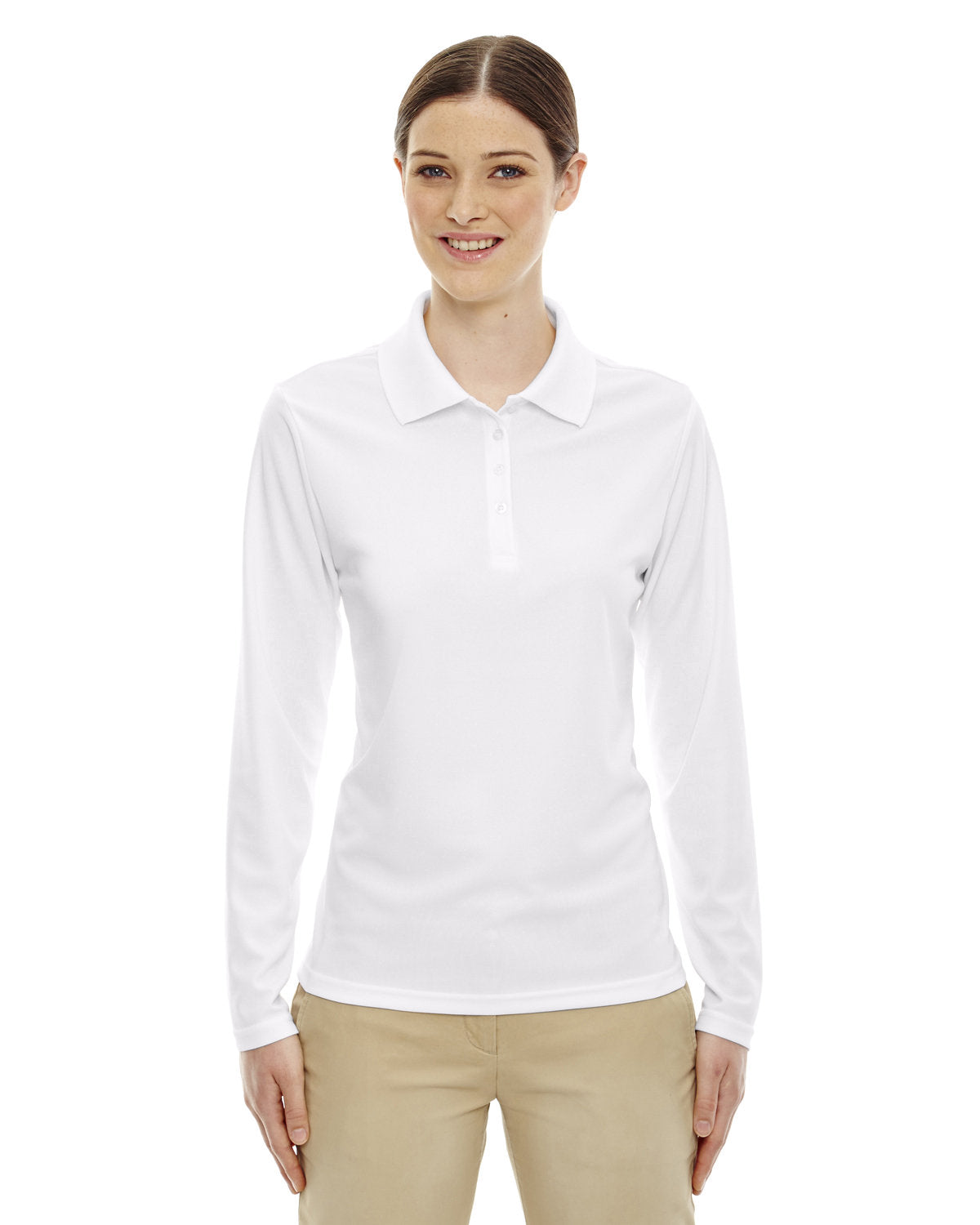 CORE365 Ladies' Pinnacle Performance Long-Sleeve Piqué Polo CORE365