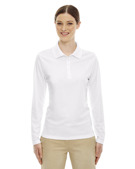 CORE365 Ladies' Pinnacle Performance Long-Sleeve Piqué Polo CORE365