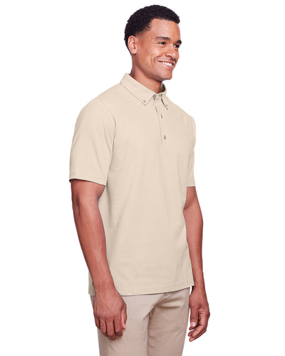 UltraClub Men's Lakeshore Stretch Cotton Performance Polo