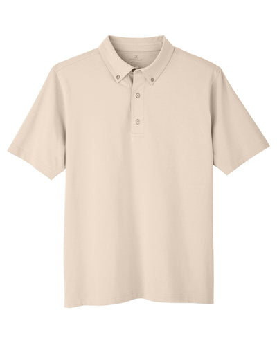 UltraClub Men's Lakeshore Stretch Cotton Performance Polo
