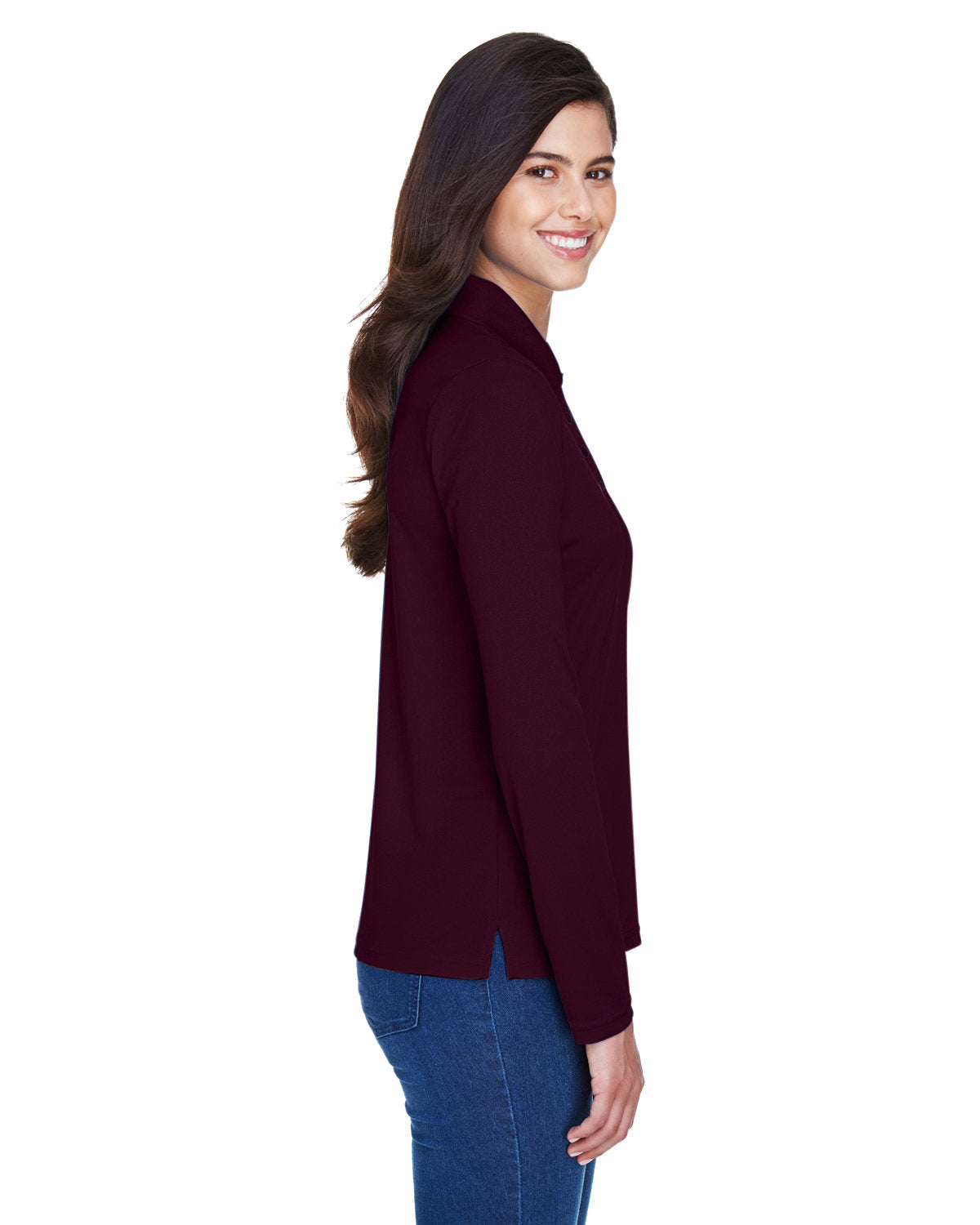 CORE365 Ladies' Pinnacle Performance Long-Sleeve Piqué Polo CORE365