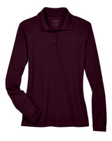 CORE365 Ladies' Pinnacle Performance Long-Sleeve Piqué Polo CORE365