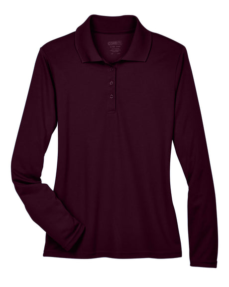 CORE365 Ladies' Pinnacle Performance Long-Sleeve Piqué Polo CORE365