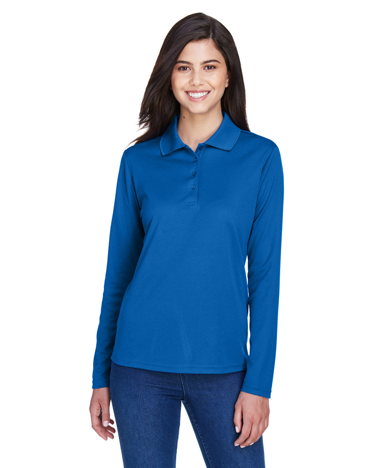 CORE365 Ladies' Pinnacle Performance Long-Sleeve Piqué Polo CORE365